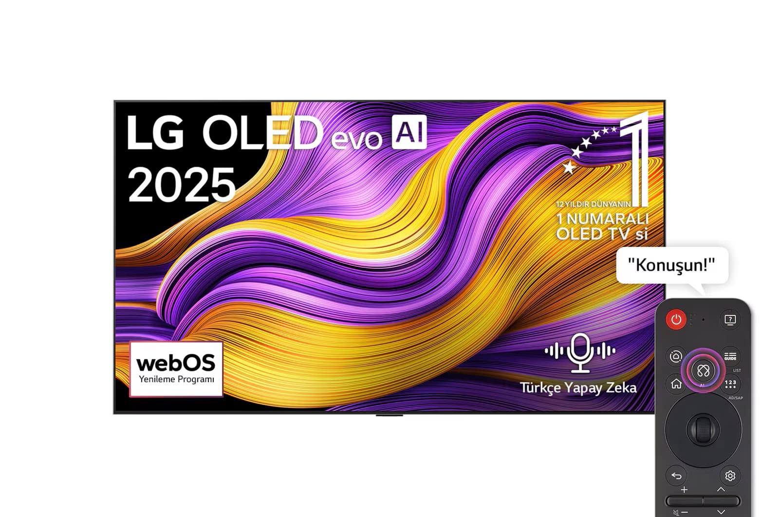 LG OLED evo AI Smart TV AI Sihirli Kumanda