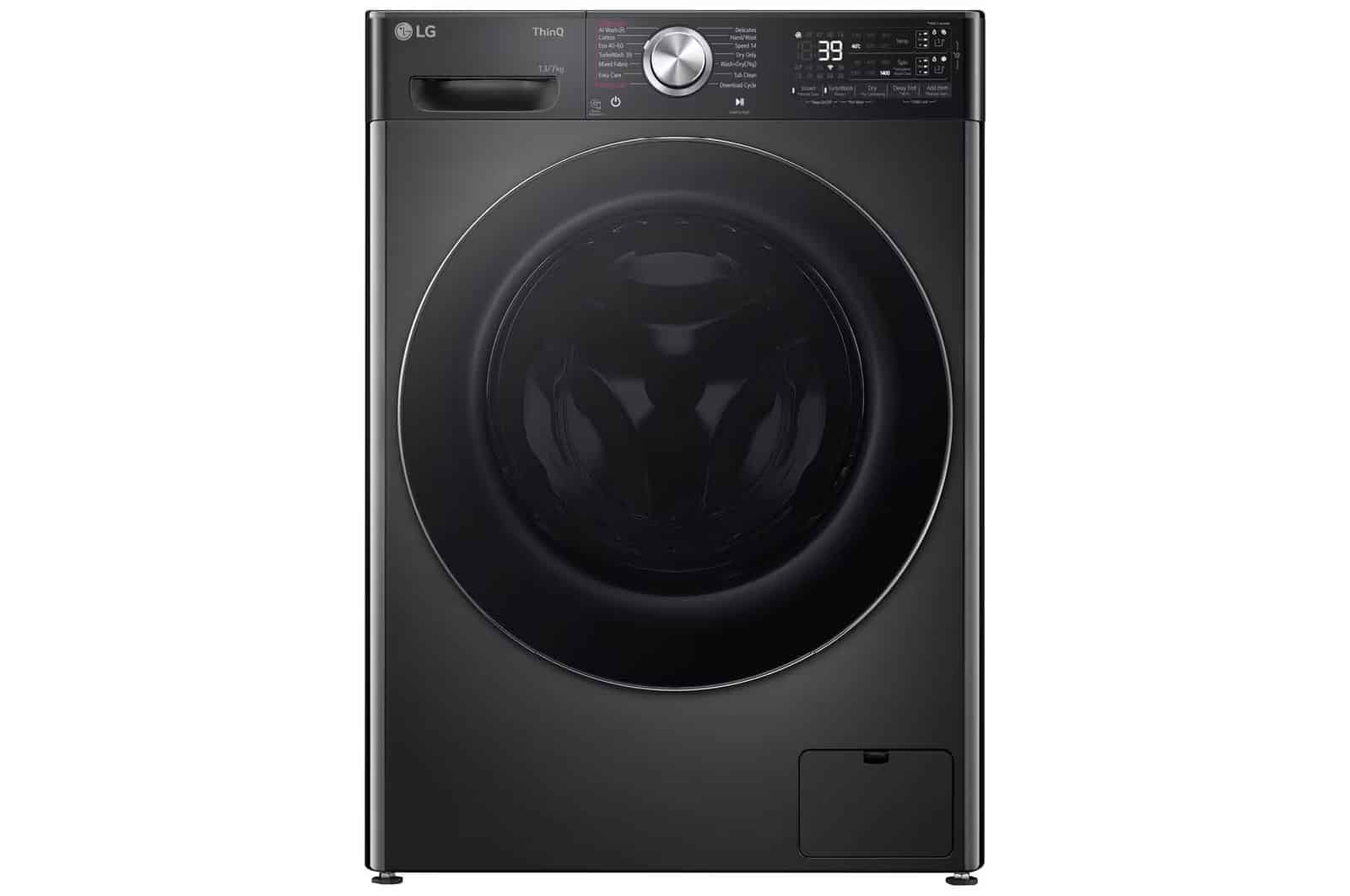 LG Kurutmalı Çamaşır Makinesi 13 Kg Yıkama 7 Kg Kurutma Kapasitesi Platinum Siyah Renk