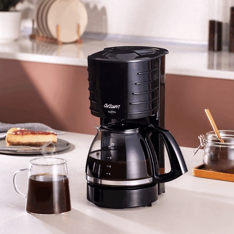 ar3135 kuppa filtre kahve makinesi siyah filtre kahve makinesi arzum 5009 32 B